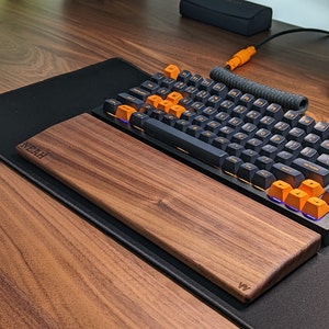 Craig's desk setup with Wrist Assist palm rest